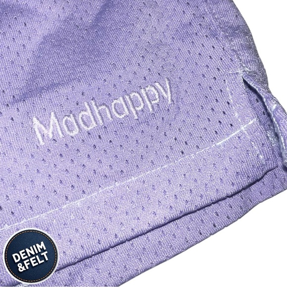 Madhappy Purple Athletic Shorts - Picture 4 of 8